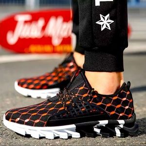 Men Sneakers Casual Shoes Lac-up Men Shoes Lightweight Comfortable Running Shoes